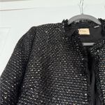 Elie Tahari  Black Tweed Blazer Jacket Photo 7