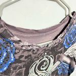 Sinful  Women's Top with Blue and Gray Design Photo 3