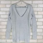 CAbi Style 3531 Deep V Neck Side Zip Long Sleeve Sweater Size XS Photo 3