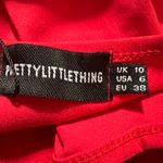 Pretty Little Thing Shape Red Cup Detail Midi Dress Photo 9