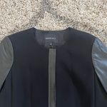 Lafayette 148 EUC New York Shira Leather & Wool Blend Coat Photo 3
