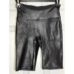 Spanx  Faux‎ Leather Bike Short Small Photo 1
