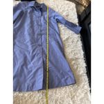 Vintage Gallery Petite Women's Long Lavender Trench Coat Collar Sz 6 Purple Photo 7