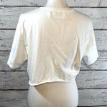 Black Pyramid  Crop Top White w Black Logo-Medium Photo 1