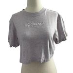 Adidas  Women Junior Size Small Purple Crop Top 16-279 Photo 0
