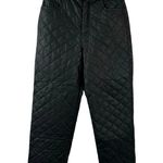 ZARA Faux Leather Belted High Waist Pants Trousers 4387/223 XS Black Straight Photo 1