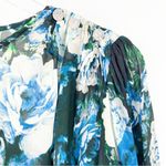 ZARA  Floral Gathered Mini Dress M Photo 4