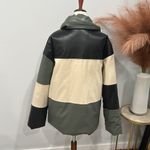 Patchwork Leather Jacket Photo 3