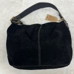 Lucky Brand Black Suede Y2K Hobo Bag Photo 1