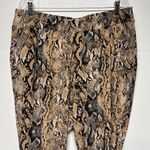 Torrid  Animal Snakeskin Print Pull-On Taper Stretch Crepe High-Rise Pants 1X Photo 5