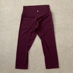 Lululemon Align High Rise Crop 19” Dark Adobe 2017 Old Nulu HR Tight Size 6 EUC Photo 2