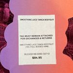 YITTY  Burgundy Lace Bodysuit Photo 5