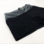 Forever 21 Vegan Leather & Chiffon Shorts in Black | Size M Photo 0