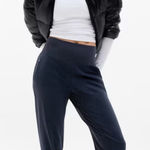 Athleta Venice High Rise Jogger Navy Large Stretch Full Length Athleisure Gym Photo 0