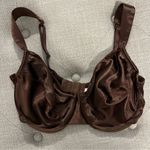 Victoria's Secret Victoria’s Secret Chocolate Brown Satin Bra / Bralette Photo 0