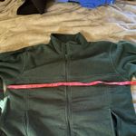 Women's Forest Green Fleece Zip Photo 2