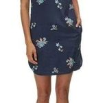 Patagonia Navy Blue Floral June Lake Dress Photo 0