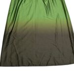 Worthington NWT  Satin Ombre Wrap Dress Midi Green Long Sleeve Career Party Sz Lg Photo 15