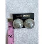 Reflective Round Fashion Earrings / Costume Jewelry Gray Photo 5