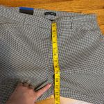 Hilary Radley  Women’s Large Black White Gingham Tummy Control Mid Rise Pants New Photo 2