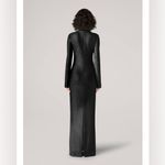 St. John  Knit Sequin‎ Floor-Length Gown - NWT Black Photo 2