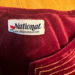National vintage velour dress, size large (possibly size Medium modern size). Purple Photo 2
