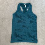 Athleta  Deep Teal Racerback Tank Top Photo 2