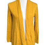 ZARA Open Cardigan Sweater Sunflower Yellow Size Medium Photo 5