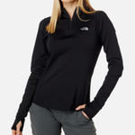 The North Face Womens  Ladies Winter Warm Essential 1/4 Zip Fleece Top Jacket New Photo 0