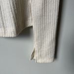 Aerie Cardigan T-Shirt Ribbed Cream Women's Small Photo 5
