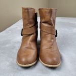 Not Rated  Women's Ankle Boots Brown Pull On Buckle Size 9 Photo 1