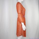 Old Navy orange floral print dress, size M. Photo 13