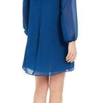 Inc international INC Blue Chiffon Tie-Back Dress | Size M Photo 2