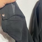 Sami & Jo SAMI‎ & JO BLACK XL TOP WITH SHEER SLEEVES NWT Photo 4