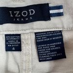 IZOD  A Line Stretch Twill Casual Skirt Tan 4‎ Photo 8