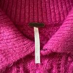 Free People Every Cloud Pullover / Fuschia Fizz size small Photo 5