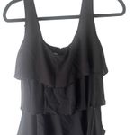 Patra Vintage‎ 90s Women's Size 10 Black Ruffle Sequin Whymsigoth Mini Dress Photo 1