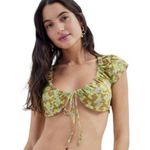 Urban Outfitters  UO Out From Under Crop Top With Tie Size Medium Rare 1st Fit Photo 0