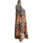 C&C California  Multicolor
Tropical Palm Print Linen Trapeze
Mini Dress Beach Photo 3
