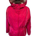 Columbia  Women’s Large Pink Quilted Hooded Parka Photo 0