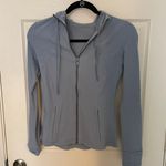 Lululemon Light Blue Running Zip Up Hoodie Photo 1