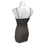 Windsor  After Hours Glitter Black Sleeveless Cami Camisole Tank Bodycon Dress S Photo 2
