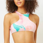 frankie's bikinis  Alexis Patterned‎ Bikini Top In Trip size Small NEW Photo 0