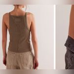 We The Free NWT Free People Mia Tank - caiman army green tan - XS Photo 3