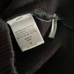 7th Avenue Design Studio Black and Green floral Lace Long Sleeve Cardigan Size S Photo 3