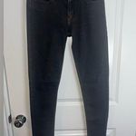 Levi's Stretchy Legging Jeans Metallic Gold Glitter Black Denim Grunge Sz 11/30 Photo 0