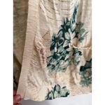 Vintage Cream Floral Front Pocket Cardigan Fairycore Fairy Grunge Artsy Medium Photo 4