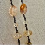 Agate crystal mirror pendant necklace Photo 10