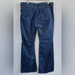 Gap 1969 Blue Dark Wash Stretch Flare Jeans Size 18 Long Photo 6
