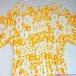 Eloquii NEW‎  yellow floral Dolman Sleeve Maxi Dress with Slit,20 Photo 7